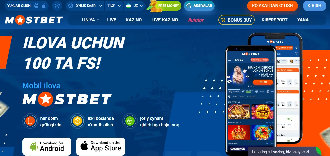 Mostbet online mobile va Casino imkoniyatlari mobil foydalanuvchilar uchun